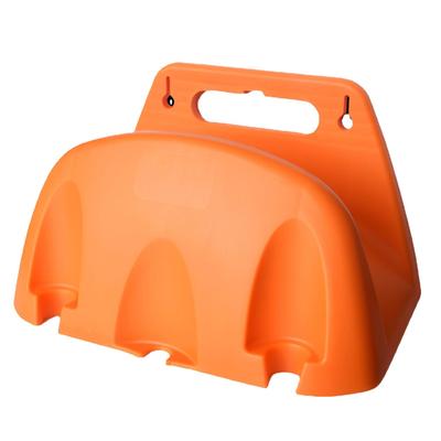 Punch-Free Wall-Mounted Hose Rack for Garden & Car Wash - Soft Pipe Storage & Coiling Solution