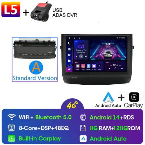 9''Android 14 Car Radio for Toyota Prius 20 2003-2009 GPS Head Unit Car Radio Multimedia Video Player Wifi 8+128G Carplay