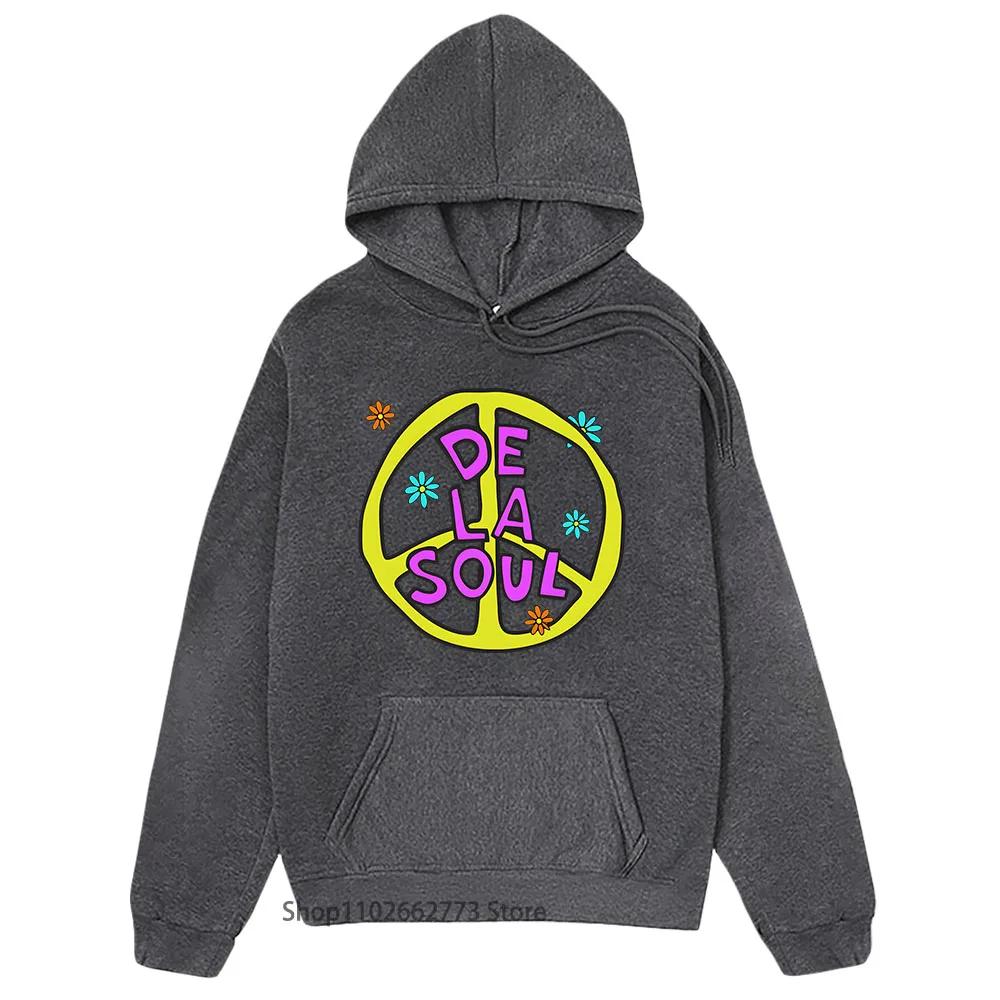 De La Soul Music Hoodies High Street Hip Hop Sweatshirt Fashion Anime Streetwear Men Women Clothing Y2k Top