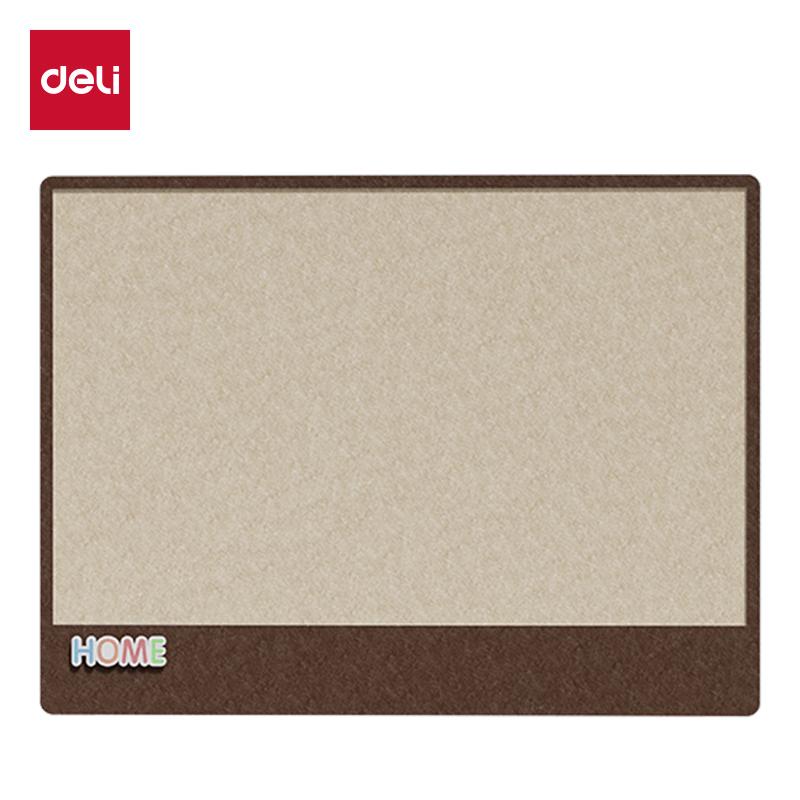 Deli 60x80cm Self-Adhesive Cork Felt Message Board