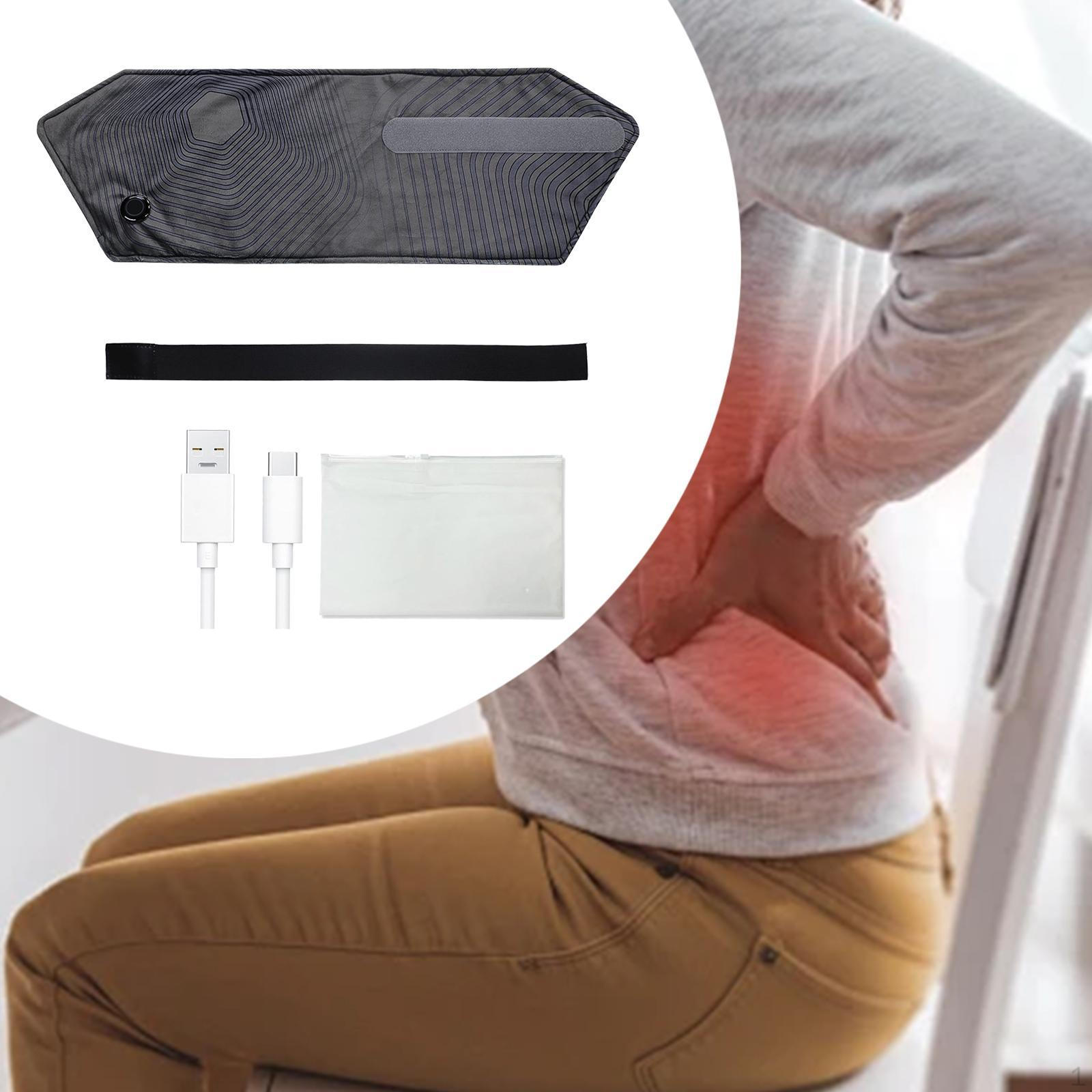 

Electric Heating Belt for Waist, Soft Stomach Pad, Portable Pad Winter серый