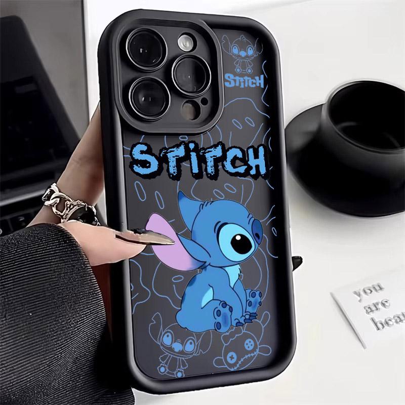 Angel Stitch Cartoon Phone Case For iPhone 17E 11 12 13 14 15 16 17 Pro Max Fundas 17 Air Plus 16e 13 Mini Silicone Back Cover