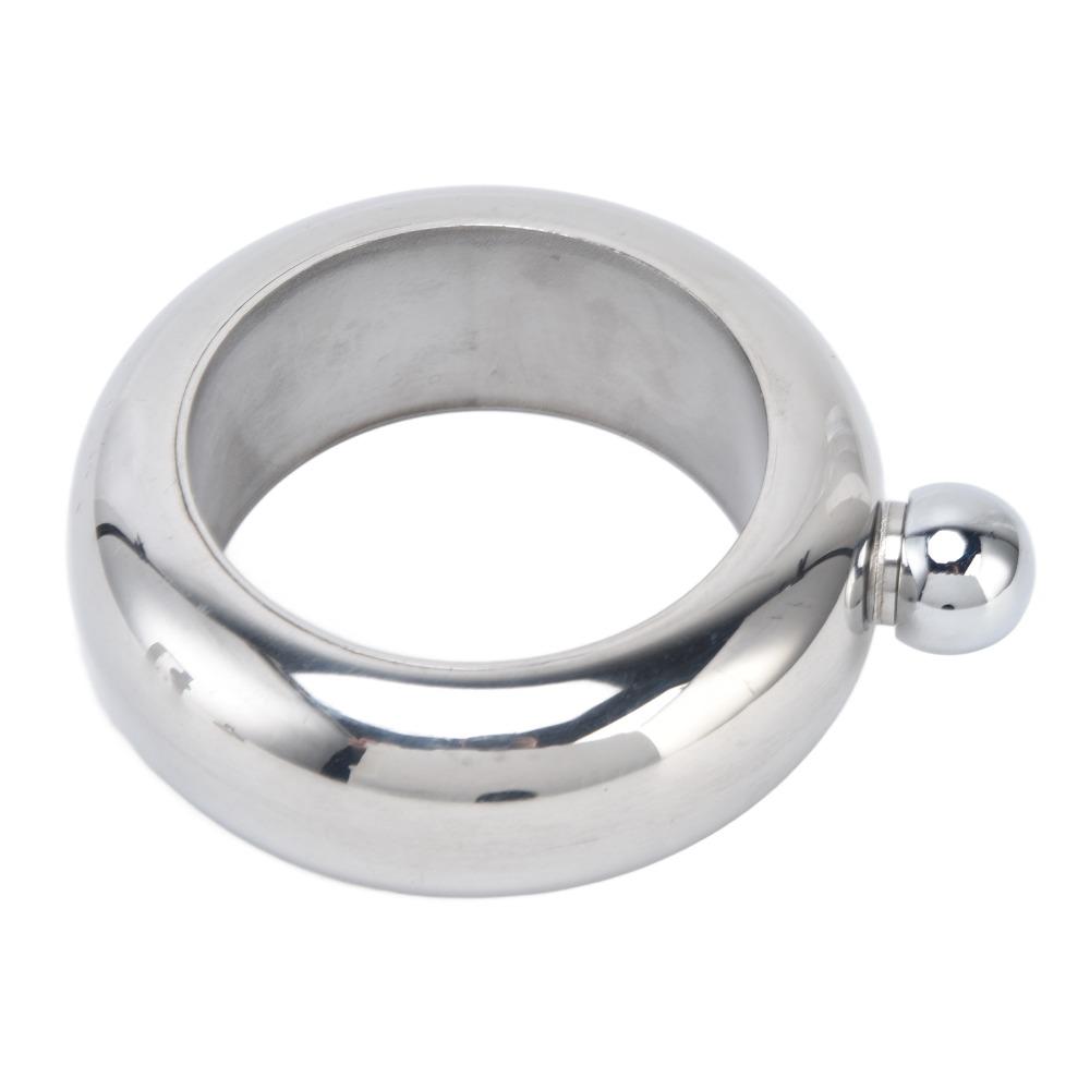 Stainless Steel Hip Flask Mirror Polished Stainless Steel Liquor Flask Bracelet Flask Wedding