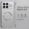 Fashion Matte Hard Frameless Magnetic Phone Case for Xiaomi Poco F9 Ultra F9 Pro F8 Ultra F8 Pro Metallic Paint Frosted Thin Back Cover