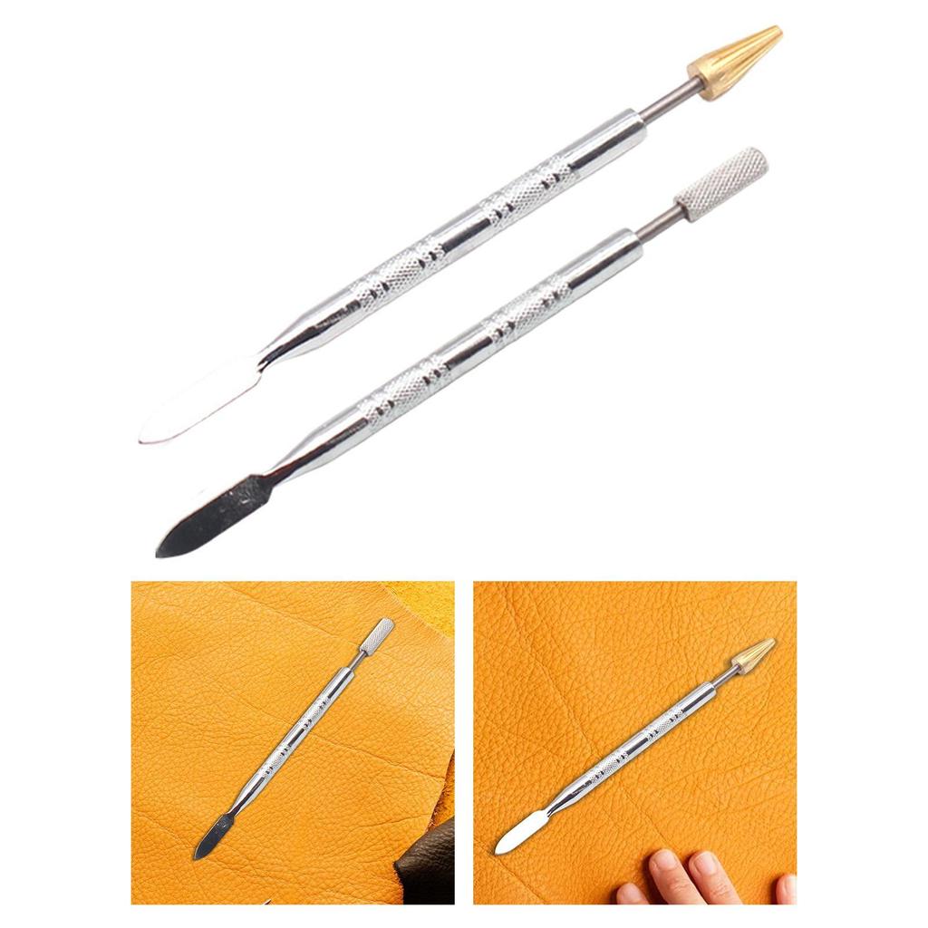 Leather Edge Dye Pen Double Head for Handbags Edge Treatment Edge Roller Pen