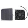 3W Solar Ventilation Fan Weatherproof Outdoor Solar Fan Solar Powered Exhaust Fan  Chicken Coop