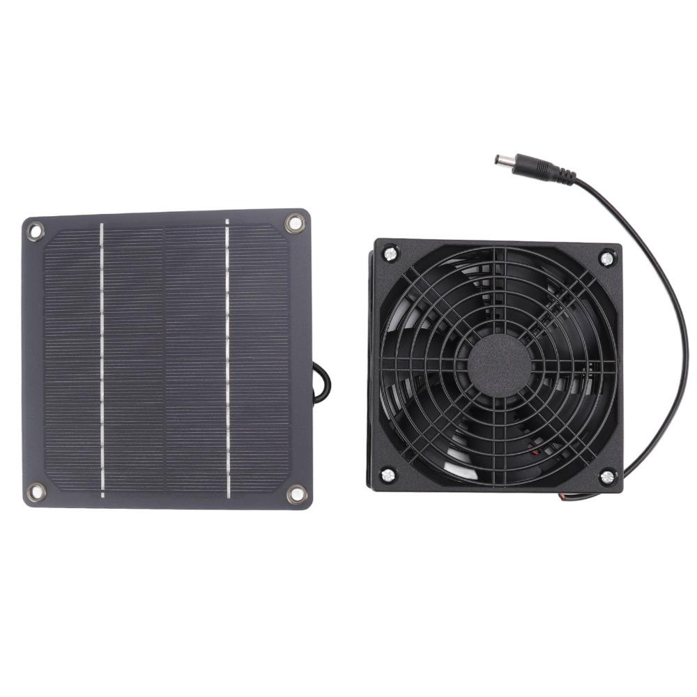 3W Solar Ventilation Fan Weatherproof Outdoor Solar Fan Solar Powered Exhaust Fan  Chicken Coop