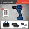 Haoaode Cordless Brushless Impact Drill CN Plug (adapter Included)