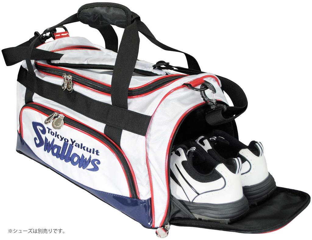 Lezax Tokyo Yakult Swallows Boston Bag bílá YSBB-2427