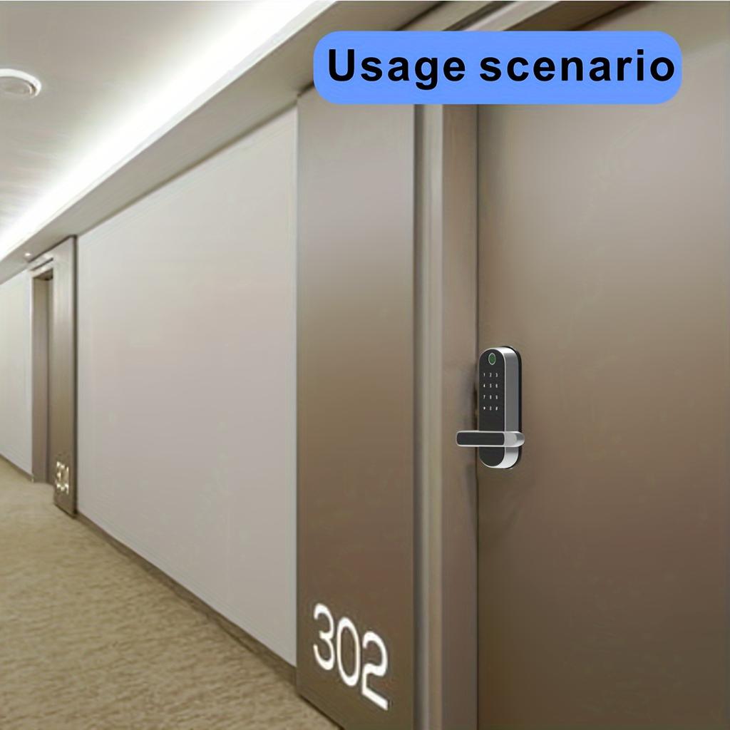 Smart Fingerprint Door Lock App Remote Control Keyless WIFI Digital Touchscreen Lock NFC IP67 Waterproof With 2 IC Cards