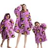 2023 Hooded Oversized Flannel Blanket Clothing for Men & Women – Extended Length for Warmth