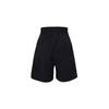 Nike Pflanzenstickerei Bequem Schnelltrocknend Atmungsaktiv Elastischer Kordelzug Lässige Shorts Damen Shorts Schwarz HJ9424-010