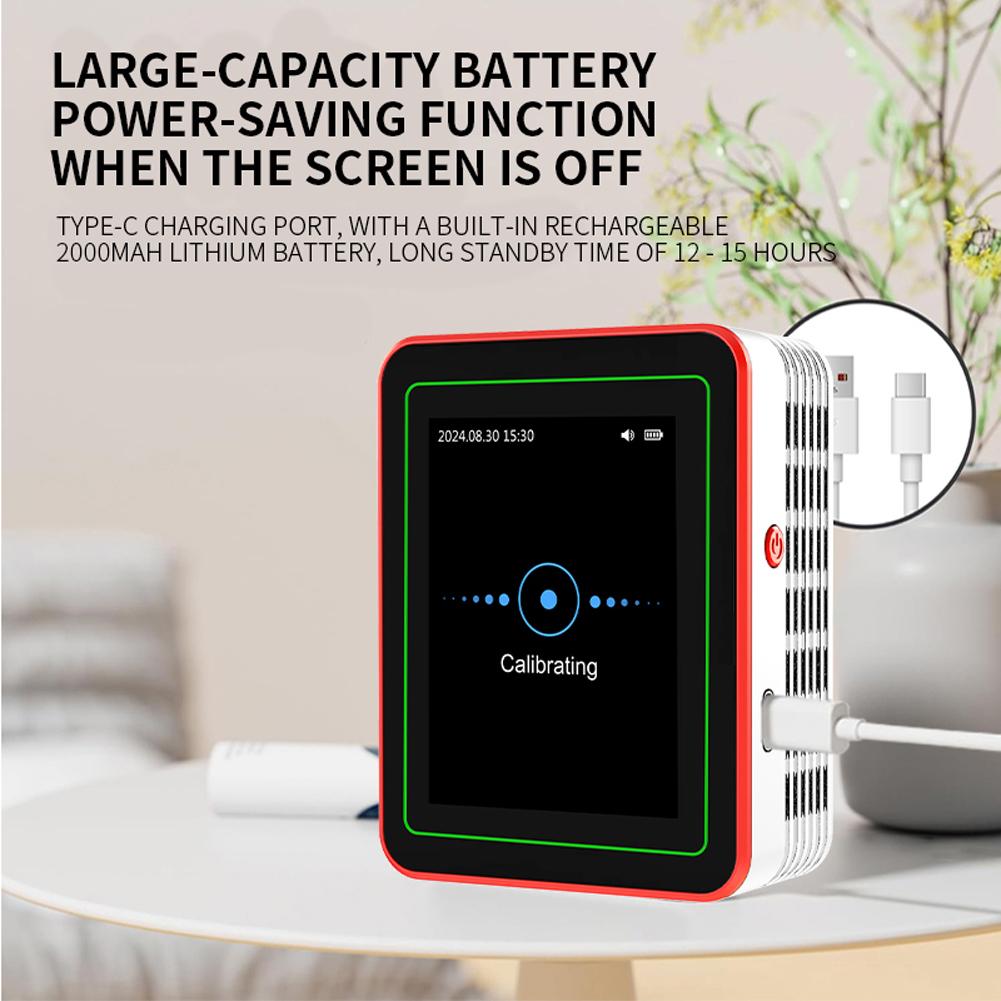 18 IN 1 Air Quality Monitor AQI CO CO2 PM2.5 PM10 Formaldehyde TVOC Temperature and humidity Air Quality Detector for Smart Home