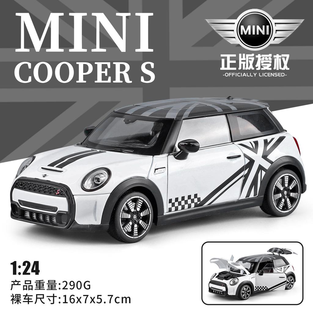 1:24 BMW MINI Cooper S F56 Britský Kompaktní Sportovní Hatchback Kovový Odlitý Modelový Automobil Domácí Trendy & Stolní Dekorace