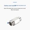 304 Stainless Steel Mini Ball Valve, Butterfly Handle, Dual Internal Thread, Explosion-Proof, Steam-Compatible