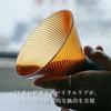 Hario V60 Dripper NEO voor 1-4 Kopjes Tritan Hars Spiraalvormige Ribben Amber Kleur Gemaakt in Japan VDN-02-AB