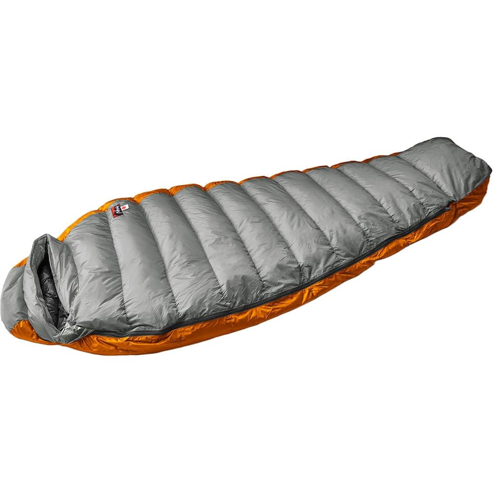 NANGA AURORA TEX Light 450DX Camping Sleeping Bag, 2024 Model, N0001236, Gray