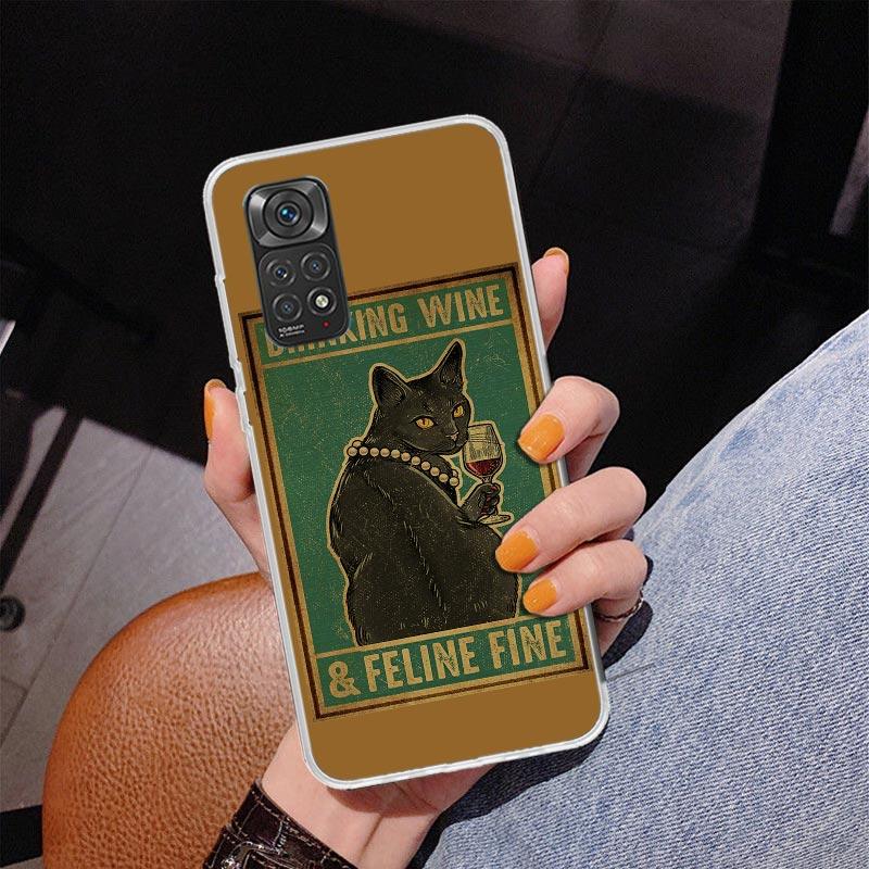 

Funny Cat Poster Daily Life Phone Case For Xiaomi Redmi Note 15 14 13 12S 12 11 Pro Plus 14S 11S 11E 10 10S 11T 5G Personalized Note 12 Pro Plus