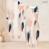 Women Plus Size Two Piece Set Printed Sleeveless Bodycon Dress 3 4 Sleeve Draped Cardigan