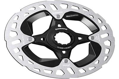 SHIMANO Tarcza hamulcowa 203 mm, pierścień centralny z wąską blokadą, ząbkowanie zewnętrzne, typ RT-MT900 w zestawie/blokada