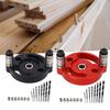 Round Hole Punch Locator Set Self Adaptive Centering Woodworking  Puncher with Drill Bushings Center Drill Locator