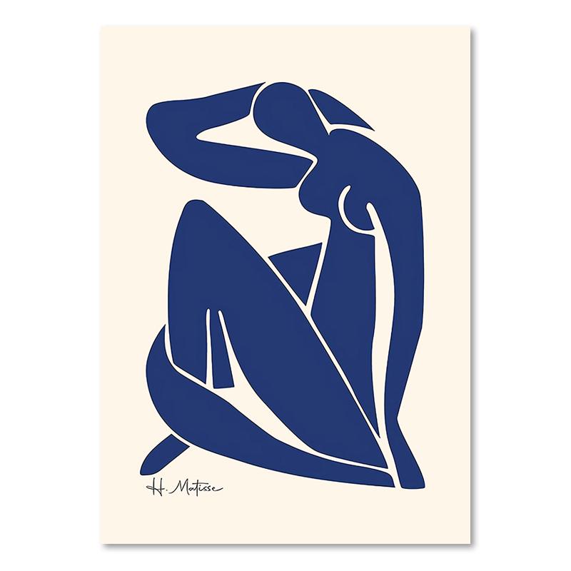 Retro Matisse Canvas Painting Abstract Nordic Girl Coral William Posters Living Room Wall Art Prints Pictures For Home Decor