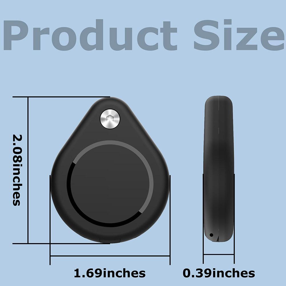 Case for Apple AirTag Protective GPS Tracker Case with 3M Adhesive Sticker Full Protective Tag Case Waterproof Protective Cover