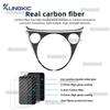 Real Soft Carbon Fiber Gear Shift Panel Trim For Abarth 595/695/500C/Fiat 500/500c/500e 2016-2024 LHD RHD Car With Tricolor
