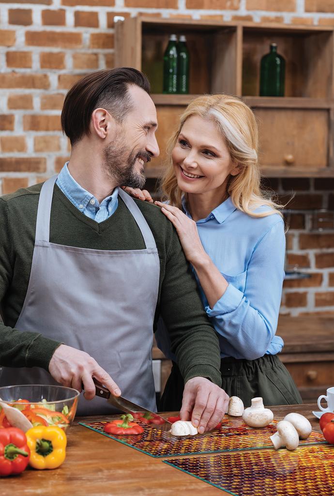 SZKLANA PŁYTA OCHRONNA NA KUCHENKĘ 90x52 MIÓD