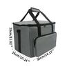 Portable Power Station Bag Oxford Cloth Waterproof Carrying for Case for w/Front