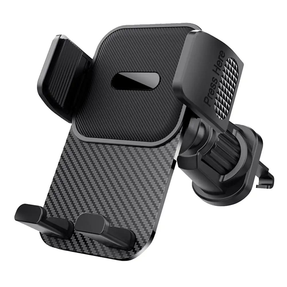 Car Vent Phone Mount Stand Holder Vehicle Navigation Type Automobile Universal 360° Phone Mobile Snap-on Rotation Stand Cra D9H9