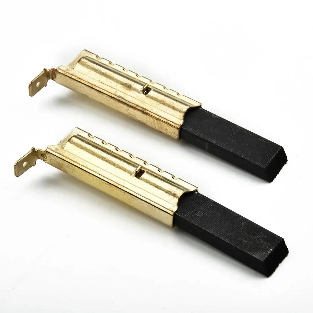 

2 шт. Угольные щетки с вставками для двигателя стиральной машины Beko WMB61021W WM5100W Запчасти для инструментов Высокое качество CHINA