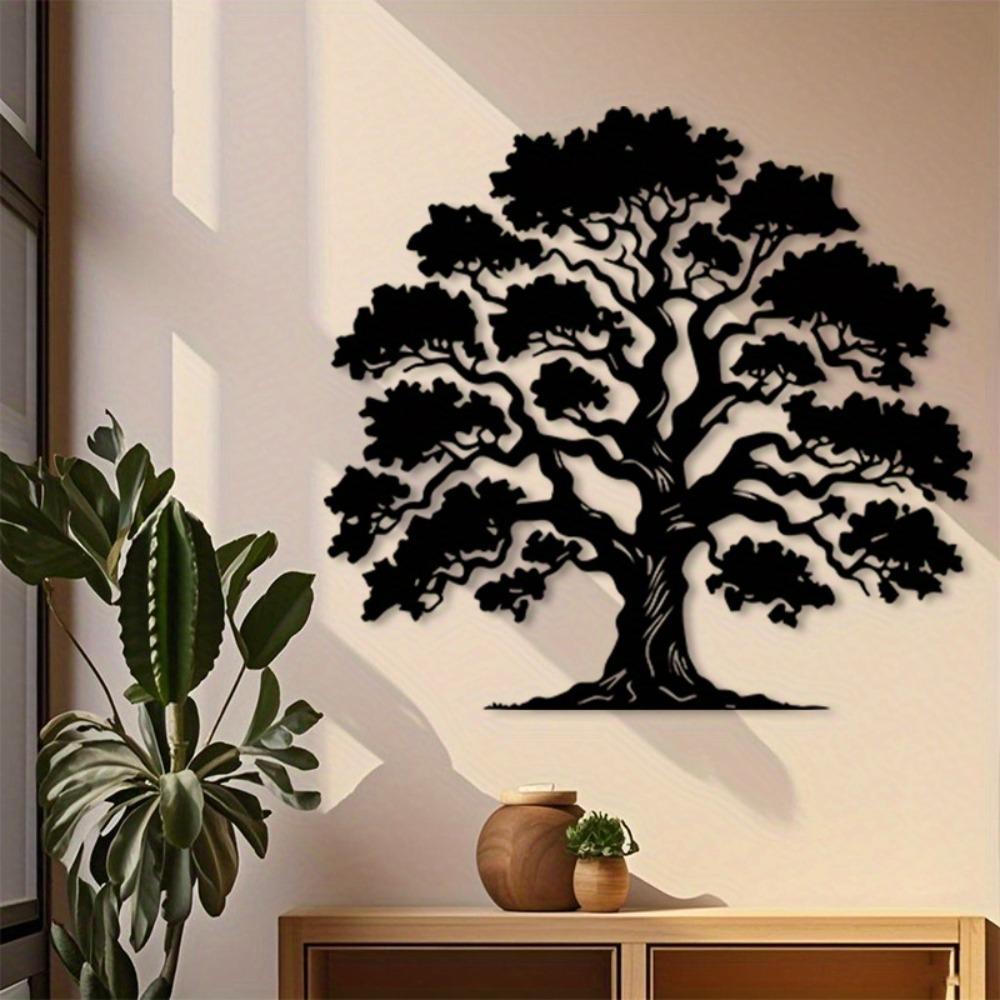 Vintage Tree of Life Metal Wall Art Sculpture Powder Coated Large Home Decor Gift Garden Greenhouse