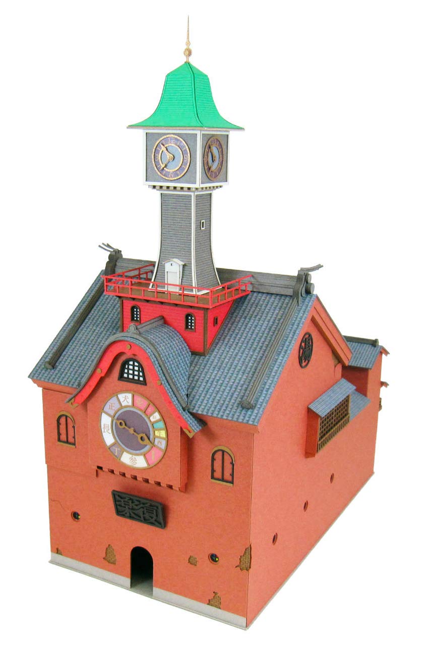 

Sankei Miniature Art Kit Studio Ghibli Series Spirited Away Clock Tower Scale Paper Craft 1/150 MK07-27
