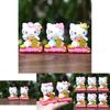 Cute And Charming Pvc Lucky Cat Figurine For Desk Car Decoration Gift For Girls