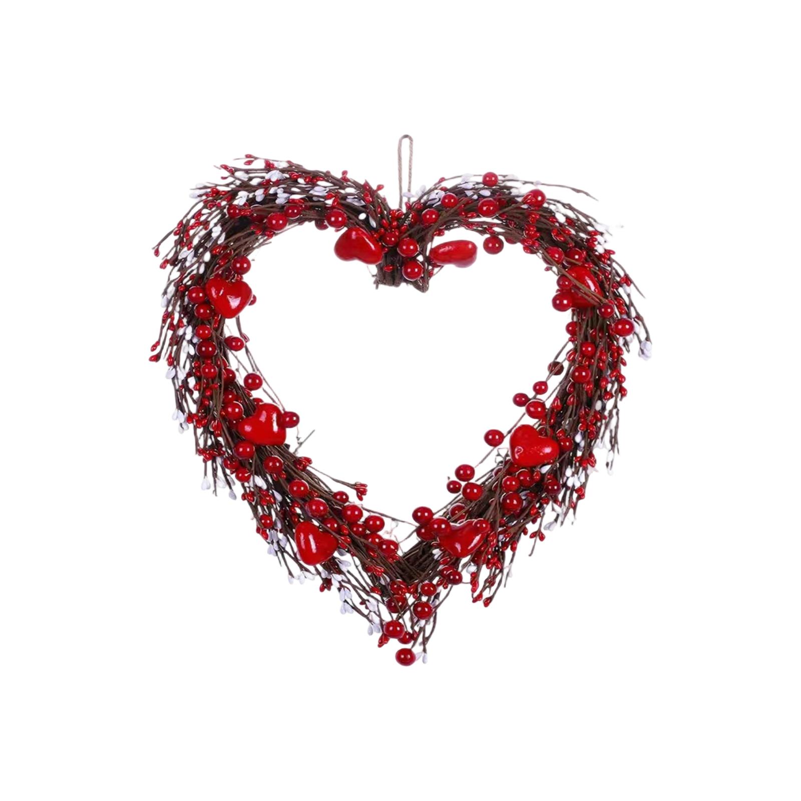 

3D 42см Весняний Квітковий Вінок Декорація на Двері One Size