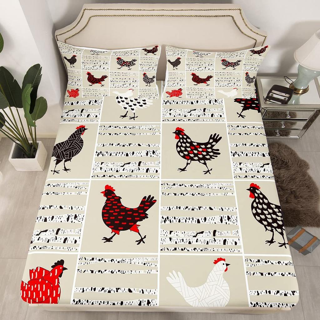 Cute Corgi Pattern Mattress Three-Piece Digital Printing Bedding Mattress Three-Piece Set Children Adult