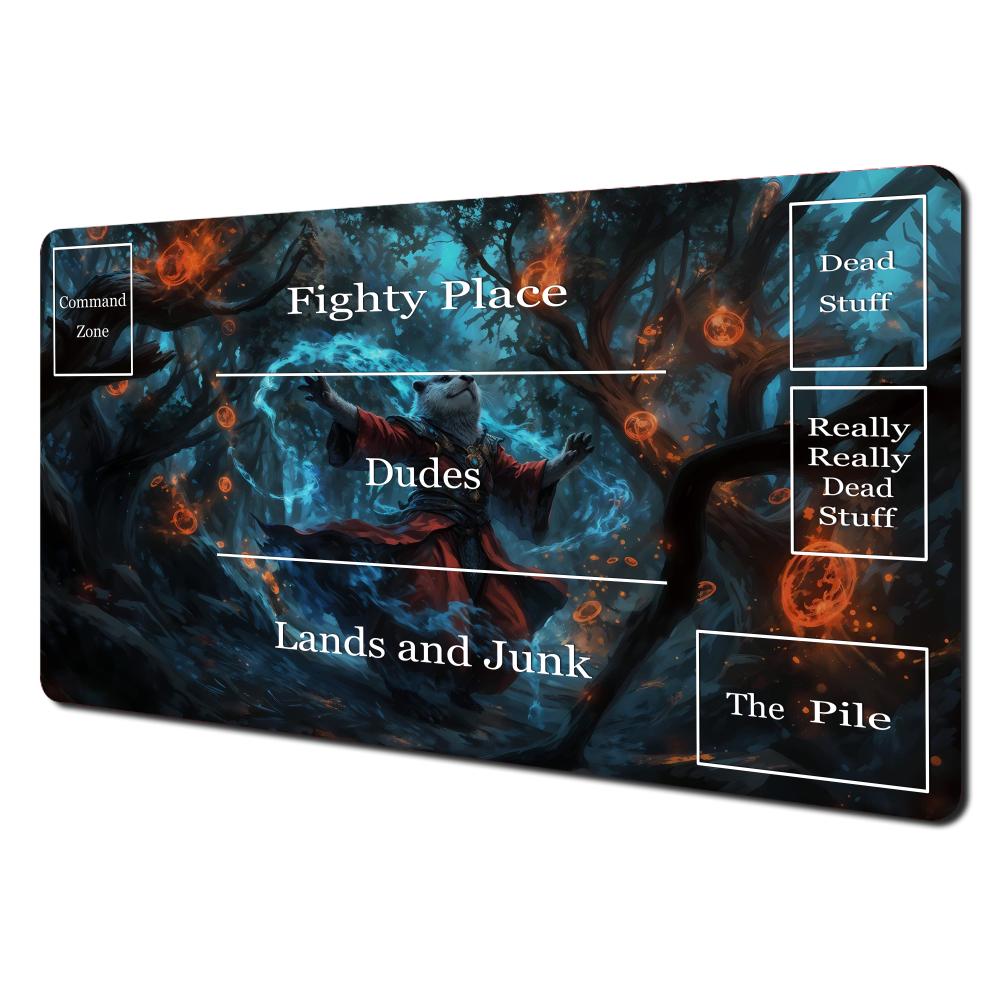 Magic Trading Card Battle Gaming Mats Playmat Anime Mouse Pad Desk Mat Pc Accessories Tcg Mat Rubber Antislip Base