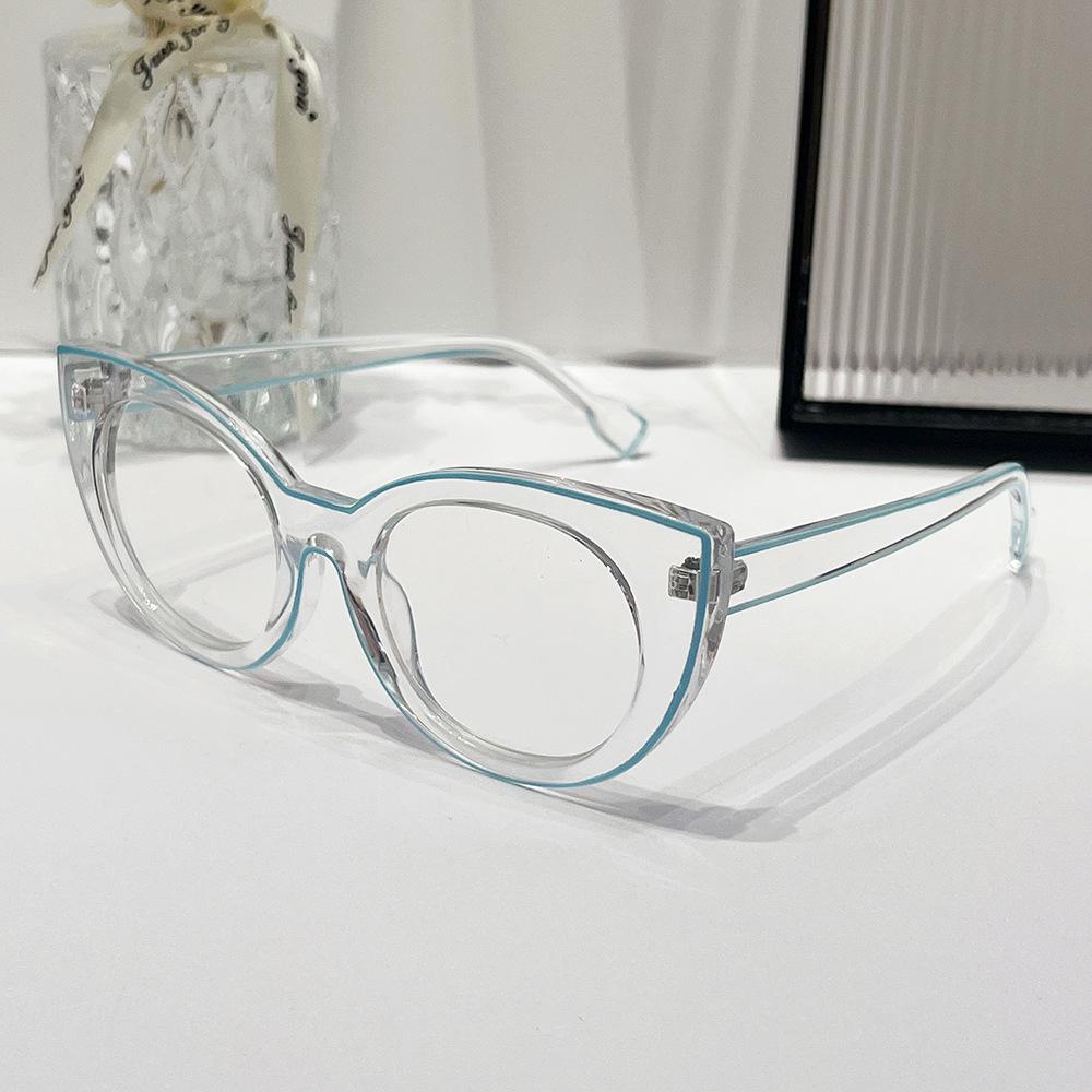 Cat Eye Flat Glasses Anti-Blue Women'S Glasses Frame Avant-Garde Glasses Frame Tide