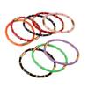 Stainless Steel Enamel Resin Bracelet Colorful Stainless Steel Bangle Bamboo Joint Bangle  Party