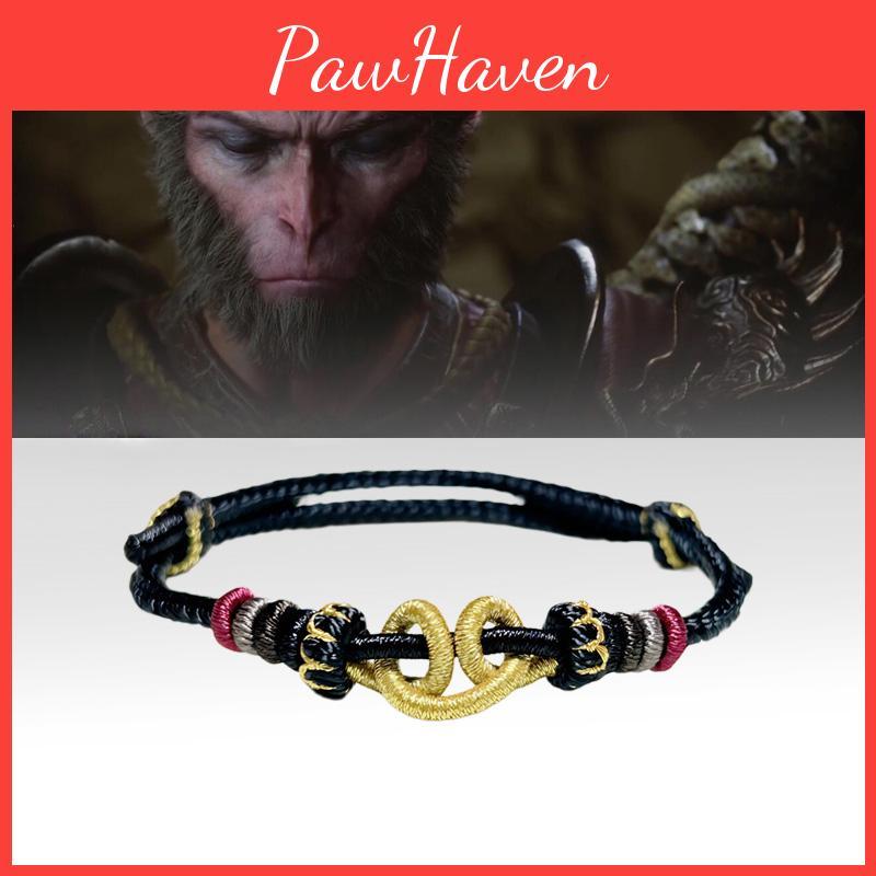 Myth Black Wukong Neutral Hand Woven Couple Bracelet Gift Accessories Leisure