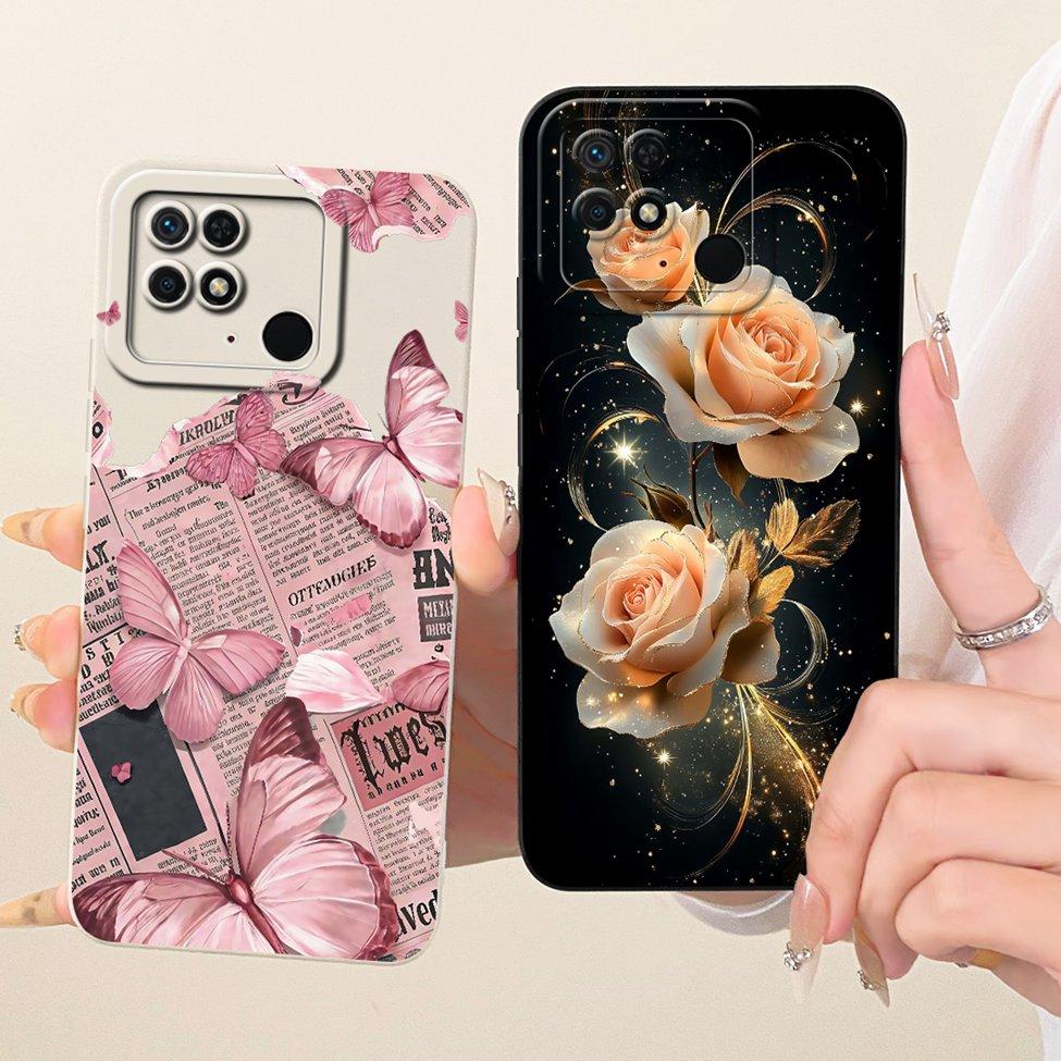 For Redmi 10C 4G Case Cover Silicone Luxury Fashion Cool Kawaii Cute Painted Phone Casing 220333QAG 220333QBI 220333QNY 220333QL