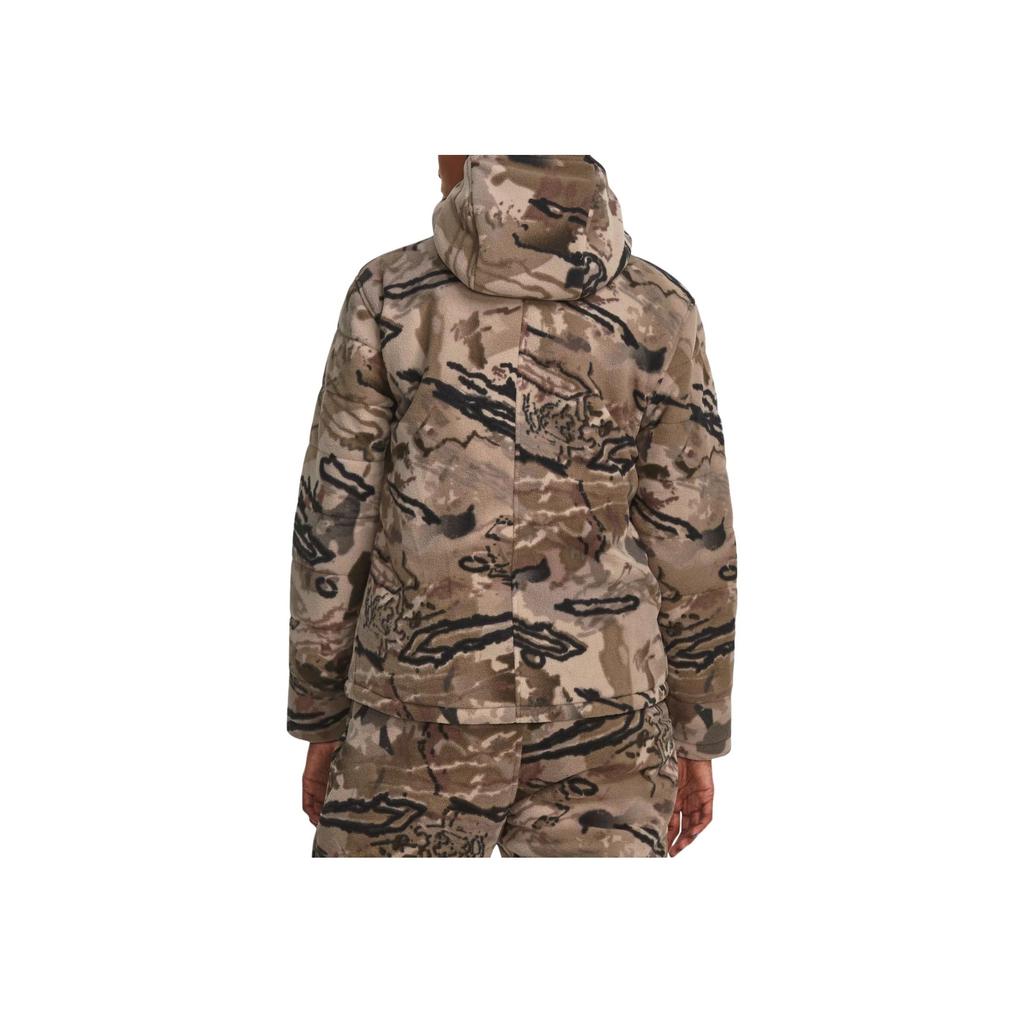 Under Armour Loose-Fit Color Block Zip-Up Hooded Jacket Women Outerwear Multicolor 1378819-989