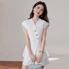 Elegant Women's Summer Suit: Blazer & Wide-Leg Shorts