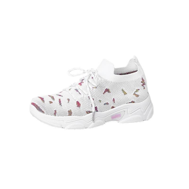 Women's Breathable and Versatile Thick-soled Casual Sports Shoes