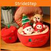 Festive Christmas Plush Doll Decorative Stuffed Toy For Christmas Tree Reindeer Snowman Santa Claus