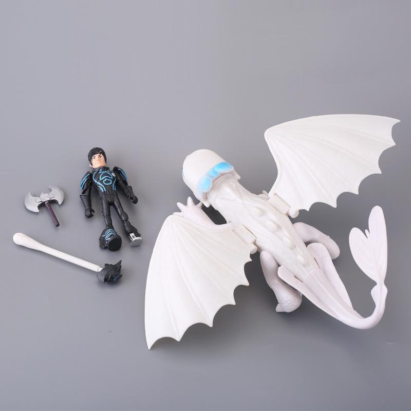 6 Pcs/Set How To Train Your Dragon Toothless Night Assemble Wings Pvc Action Figure Figurine Desktop Decoration For Collectors