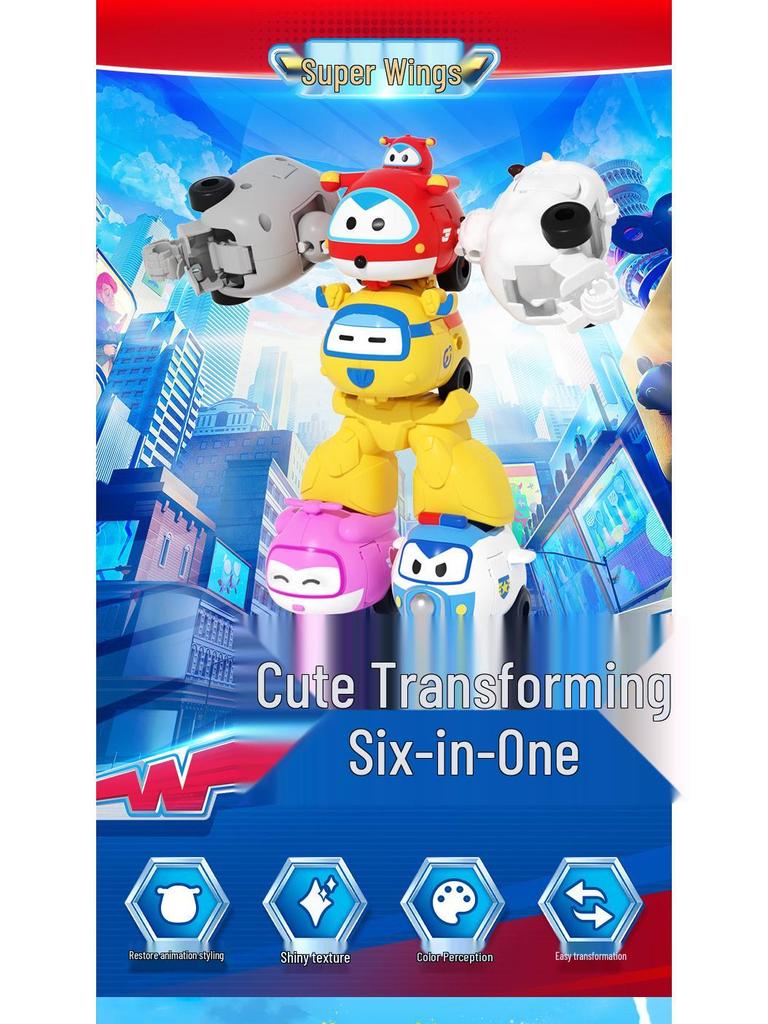Super Wings Jett & Astra: Transforming Educational Robot Toys for Kids