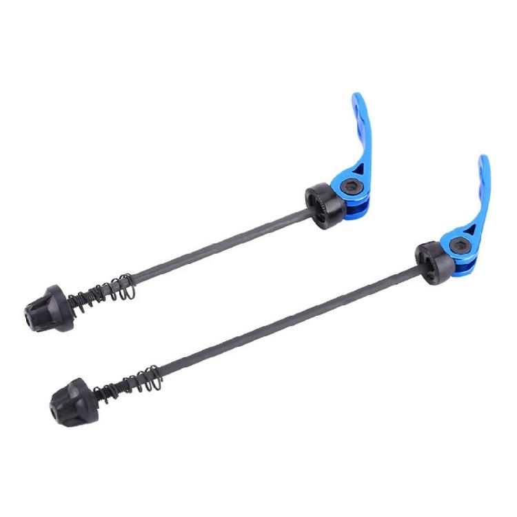2 Pcs Front Rear Bike Axles Wheel Hub Skewers Bicycles Quick Release Lever