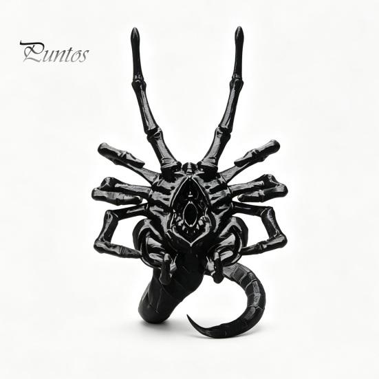 Hands Free Phone Dock Alien Facehugger Stand, Unique 3D Printed Cell Holder, Adjustable Viewing Angle Stand Sturdy PLA Decorative Smartphone Mount